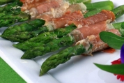 Asparagus Parmesan & Parma Wraps